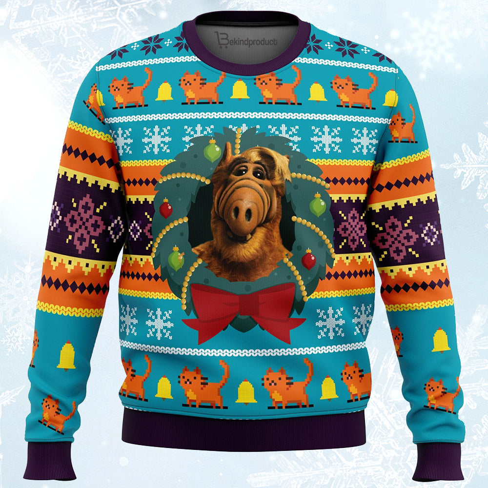 Alf Ugly Christmas Sweater For Men & Women Christmas Gift Sweater PT201